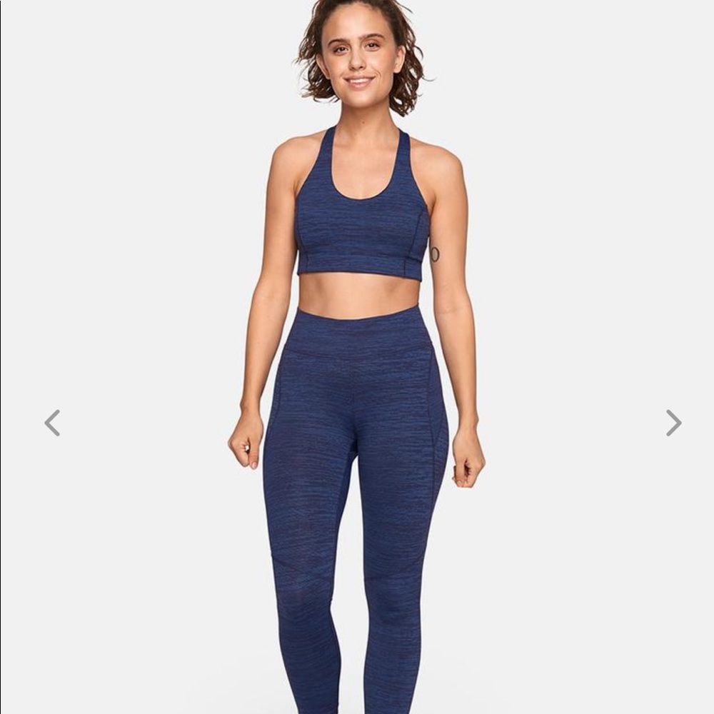 Tech Sweat 3/4 Legging in Baltic